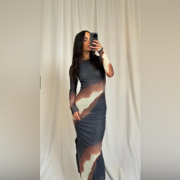 NWOT Bronze Snake dress - Picture 2 of 3